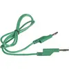 VOLTCRAFT Cordon de mesure Banane mâle 4 mm Banane mâle 4 mm 1.00 m vert 1 pc(s)