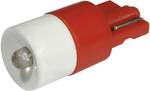 Voyant de signalisation LED Culot: W2.1x9.5d rouge 12 V/DC, 12 V/AC 330 mcd