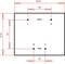 Diagramme d'un agencement rectangulaire avec dimensions : Largeur 44,8, Hauteur 37,8. Quatre points marqués '1', '5', '9', '7'. Horizontal 'prim' en haut et 'sek' en bas.