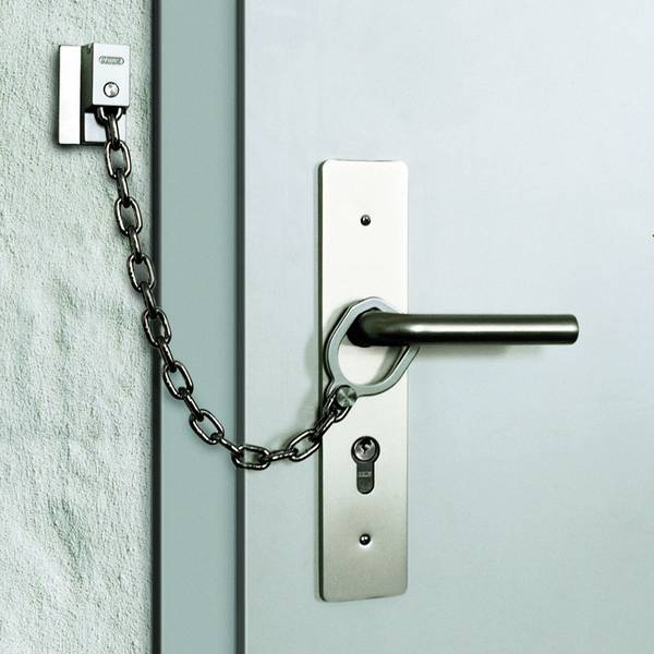 ABUS ABTS21540 Chaîne de porte avec anneau