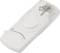 Un lecteur de cartes microSD/SDHC/SDXC Renkforce blanc avec un couvercle transparent.