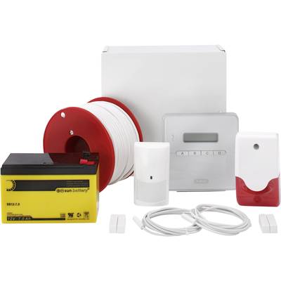 ABUS AZ4298 Terxon SX Kit système d'alarme Zones d'alarme filaire 8 zones, 1x zone anti-sabotage