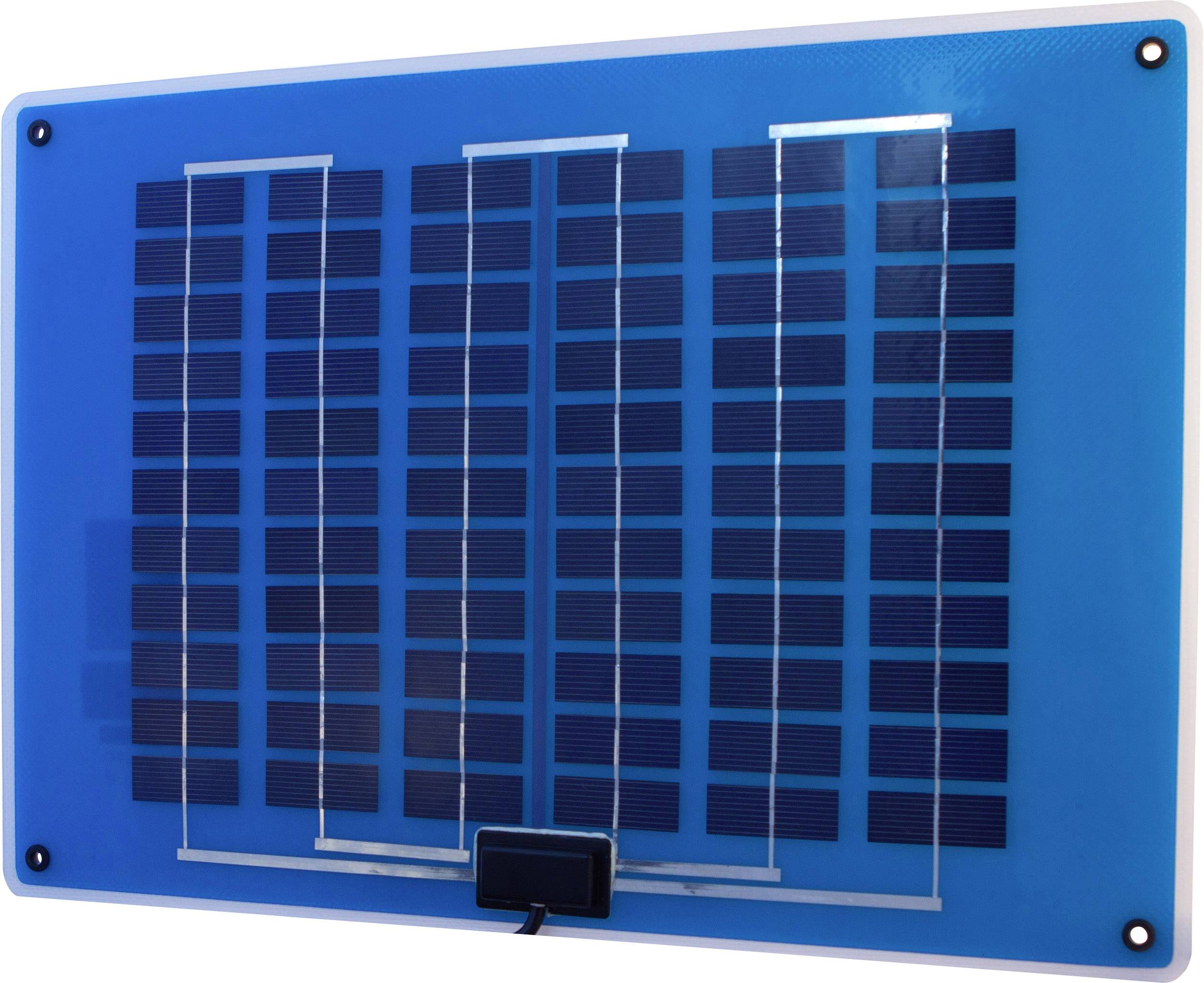 Panneau Solaire 6W 12V Feegow - Polysilicium Léger, 210x135mm - Chargeur Pour Caméra Extérieure, Ventilateur, Éclairage - 3