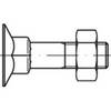 Boulon tête fraisée et collet carré TOOLCRAFT 111730 500 pc(s) M6 30 mm tête fraisée 6 pans extérieurs acier N/A