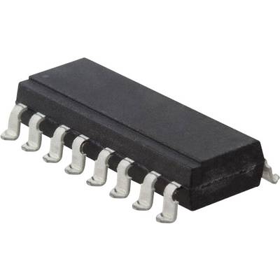 Une puce électronique à 14 broches, composant typique dans les ordinateurs et les appareils électroniques pour le traitement des données.