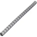 Gaine spirale 15 mm (max) TRU COMPONENTS TC-KL15SLZ-50M203 1593211 argent Marchandise vendue au mètre