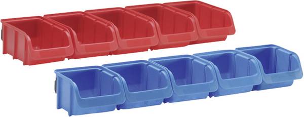 Alutec 656891 Set de bacs de rangement 10 pcs