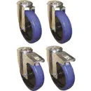Kit de roulettes Alutec 41000 plastique