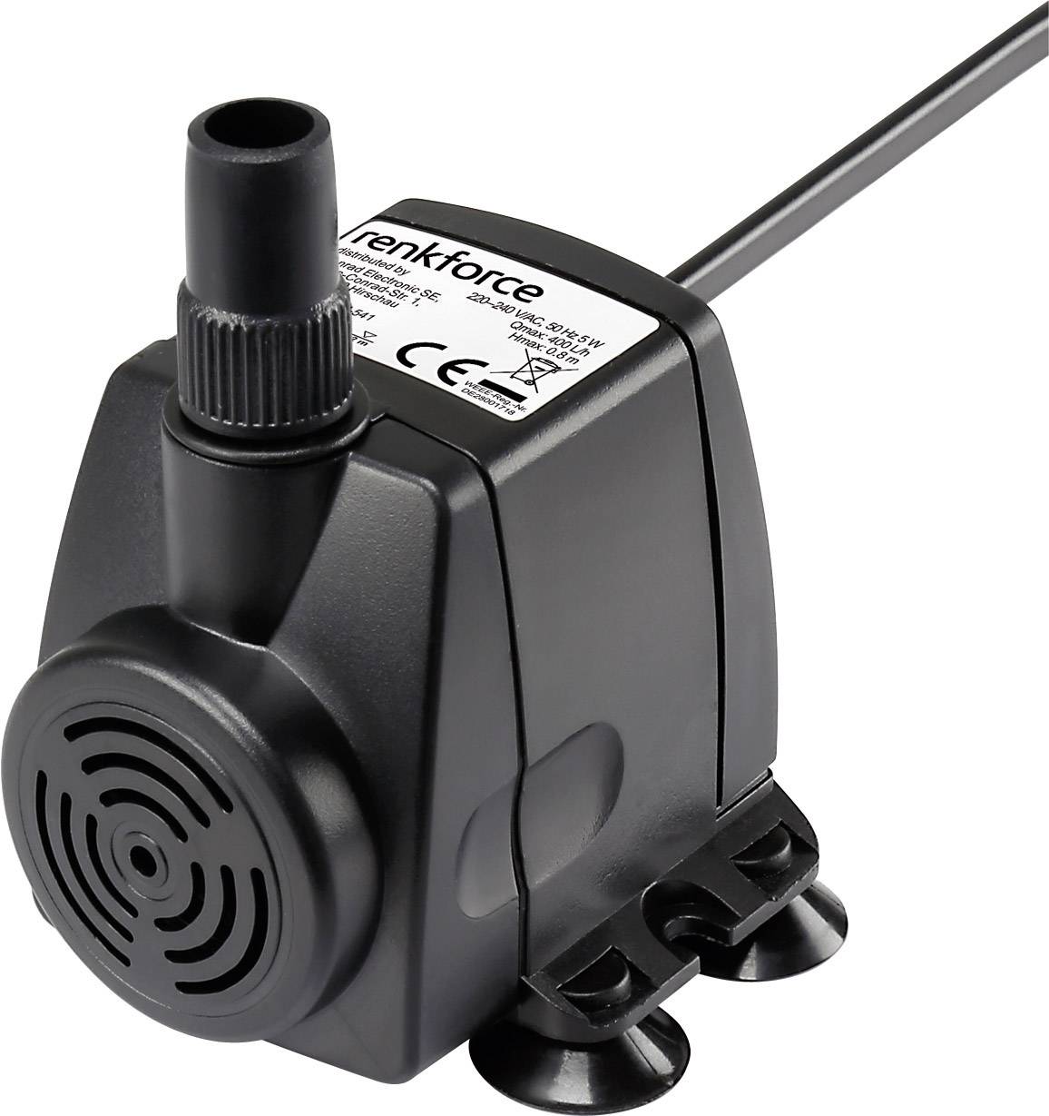 Renkforce Pompe pour fontaine d'intérieur 400 l/h 0.8 m