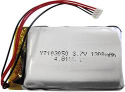 Batterie Pour Mini Alarme Renkforce 3 7 V 1300 Mah Conrad Fr