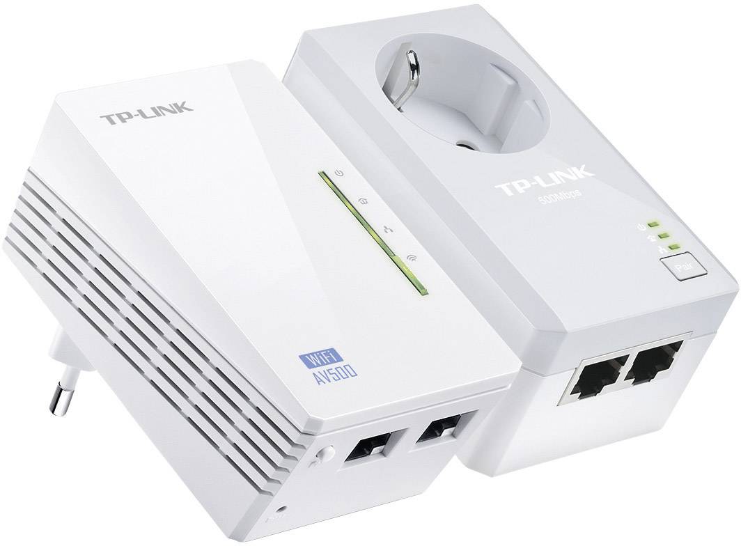 TP-Link TL-WPA4226 KIT Adaptateur réseau CPL 600 Mbit/s Ethernet/LAN Wifi Blanc 2 piece(s)-1