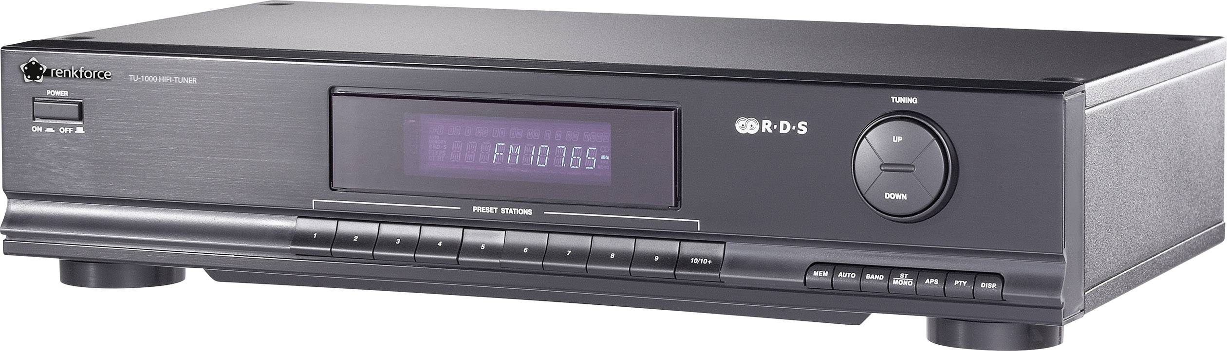 Tuner HiFi Renkforce TU1000 noir Conrad.fr