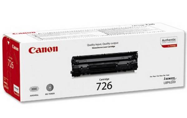 Cassette de toner d'origine Canon 726 noir