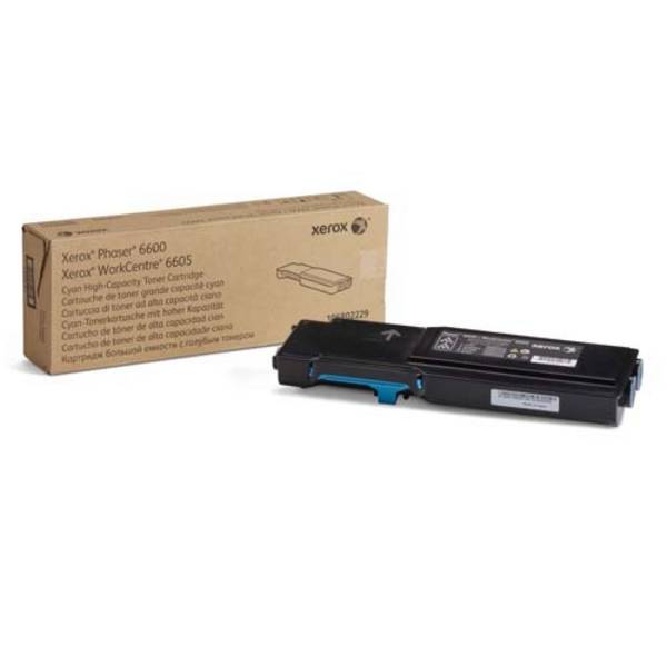 Cassette de toner d'origine Xerox 106R02229 cyan