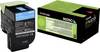 Toner d'origine Lexmark 802SC cyan