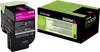 Toner d'origine Lexmark 802SM magenta