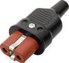 Connectique pour appareils chauffants série (connecteur réseau) 344 Kalthoff 344P/Si 344002 mâle, droit Nombre total de pôles: 2 + PE 16 A noir, rouge 1 pc(s)