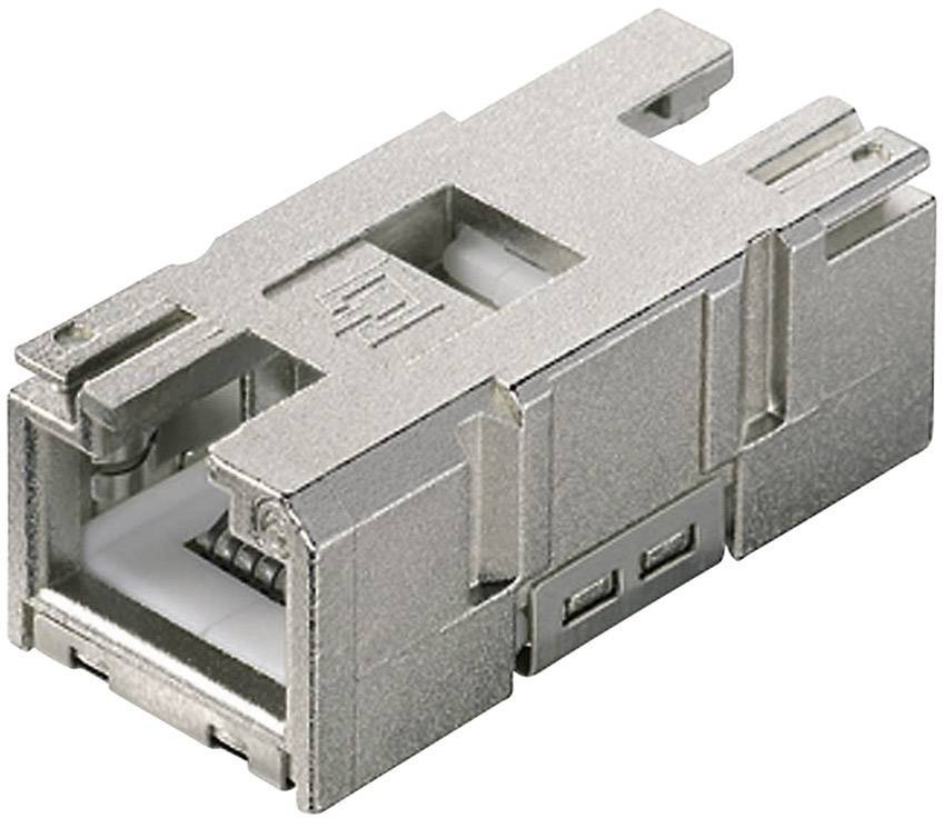Insert prolongateur RJ45 STX V1 Cat 6 Telegärtner 100007533 RJ45 femelle, droit Pôle: 8P8C argent (métallisé) 1 pc(s)