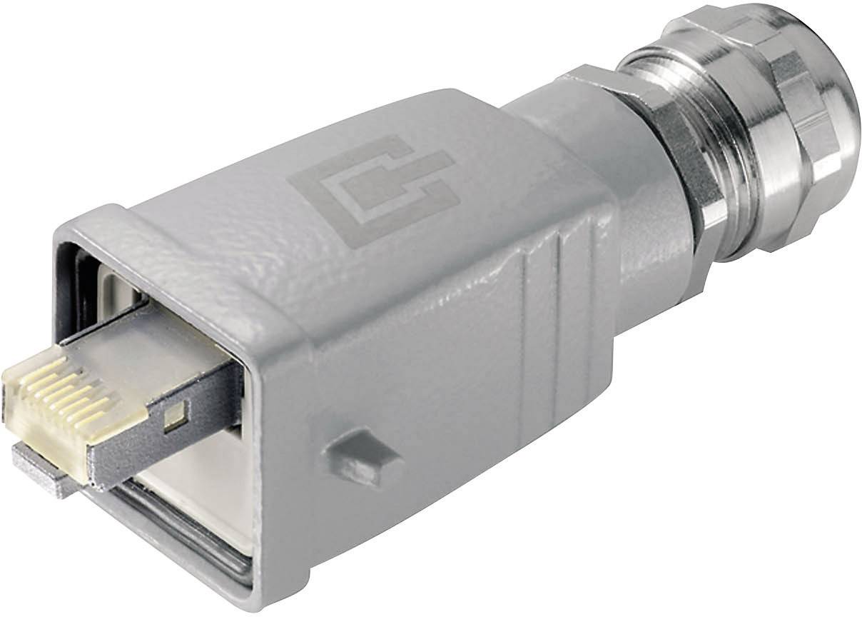 Kit STX V5 Insert Mâle Cat.6 Telegärtner 100007468 RJ45 mâle, droit Pôle: 8P8C aluminium 1 pc(s)