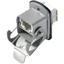 STX RJ45 V5 set de bride Telegärtner 100007421 RJ45 embase femelle à encastrer Pôle: 8P8C aluminium 1 pc(s)