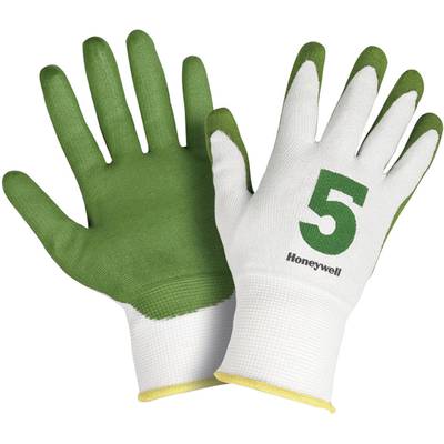 Gants de protection contre les coupures Taille: 8, M Honeywell Check & Go Green PU 5 2332545-M Dyneema®, Polyamide  CAT 