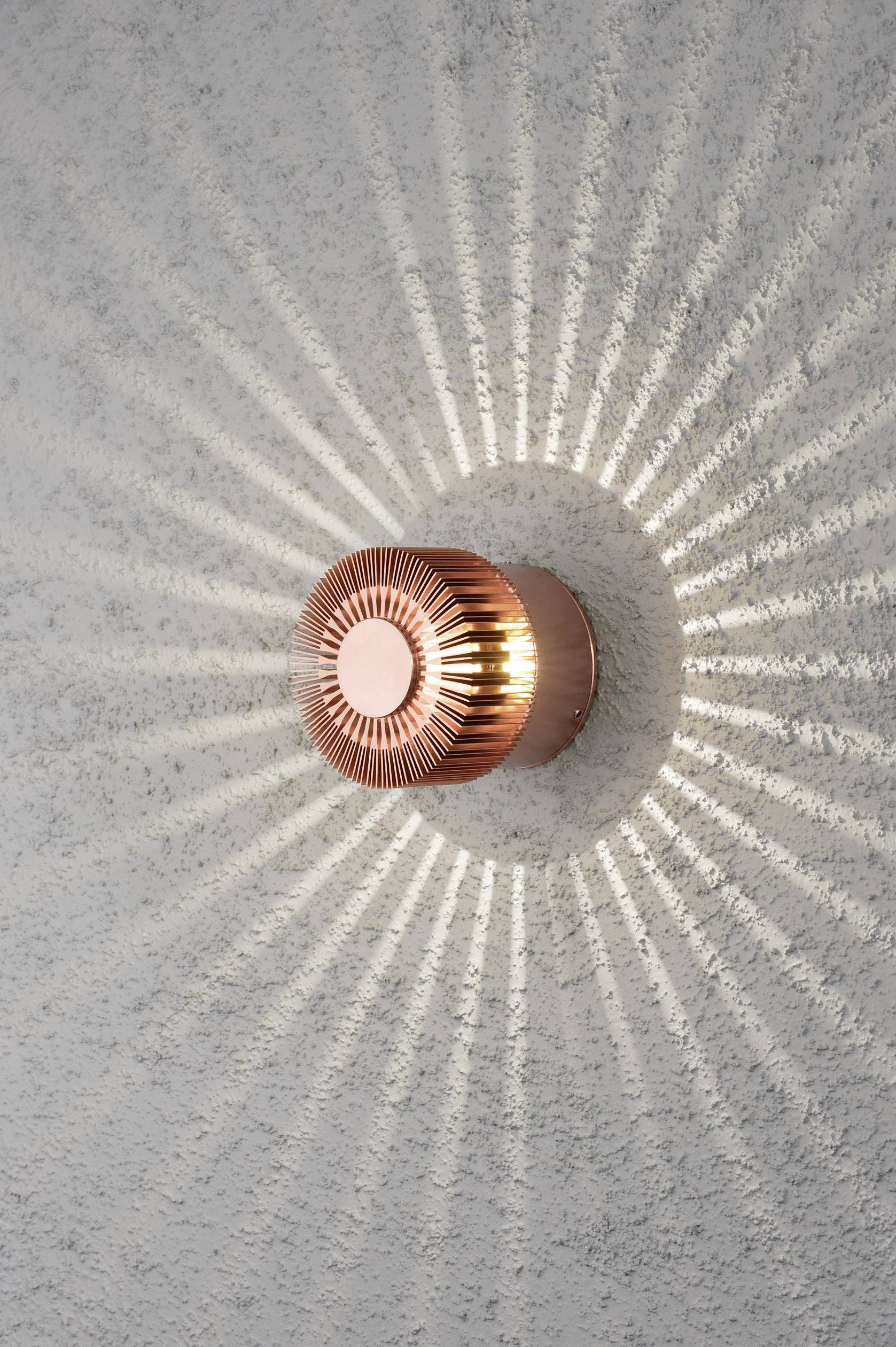 Applique LED extérieure Konstsmide Monza Small 7900-900 LED intégrée cuivre