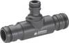 Raccord en T GARDENA 02835-20 plastique raccord enfichable Profi-System, raccord enfichable