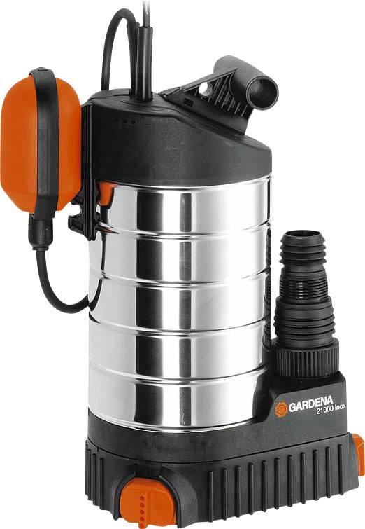 GARDENA 1787-20 Premium 21000 inox Pompe submersible pour eau claire 21000 l/h 11 m