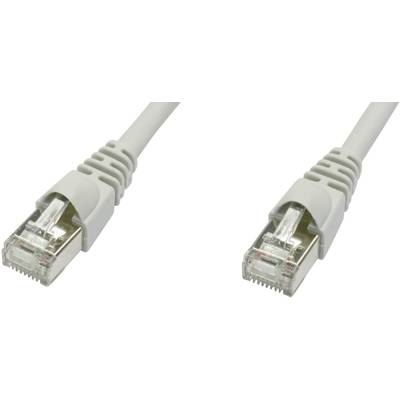 Telegärtner L00006D0081 RJ45 Câble réseau, câble patch CAT 5e F/UTP 50.00 m gris ignifuge, avec cliquet d'encastrement 1