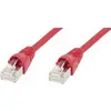 Câble de raccordement réseau informatique RJ45 Telegärtner 100007975 CAT 6a S/FTP rouge 1.00 m