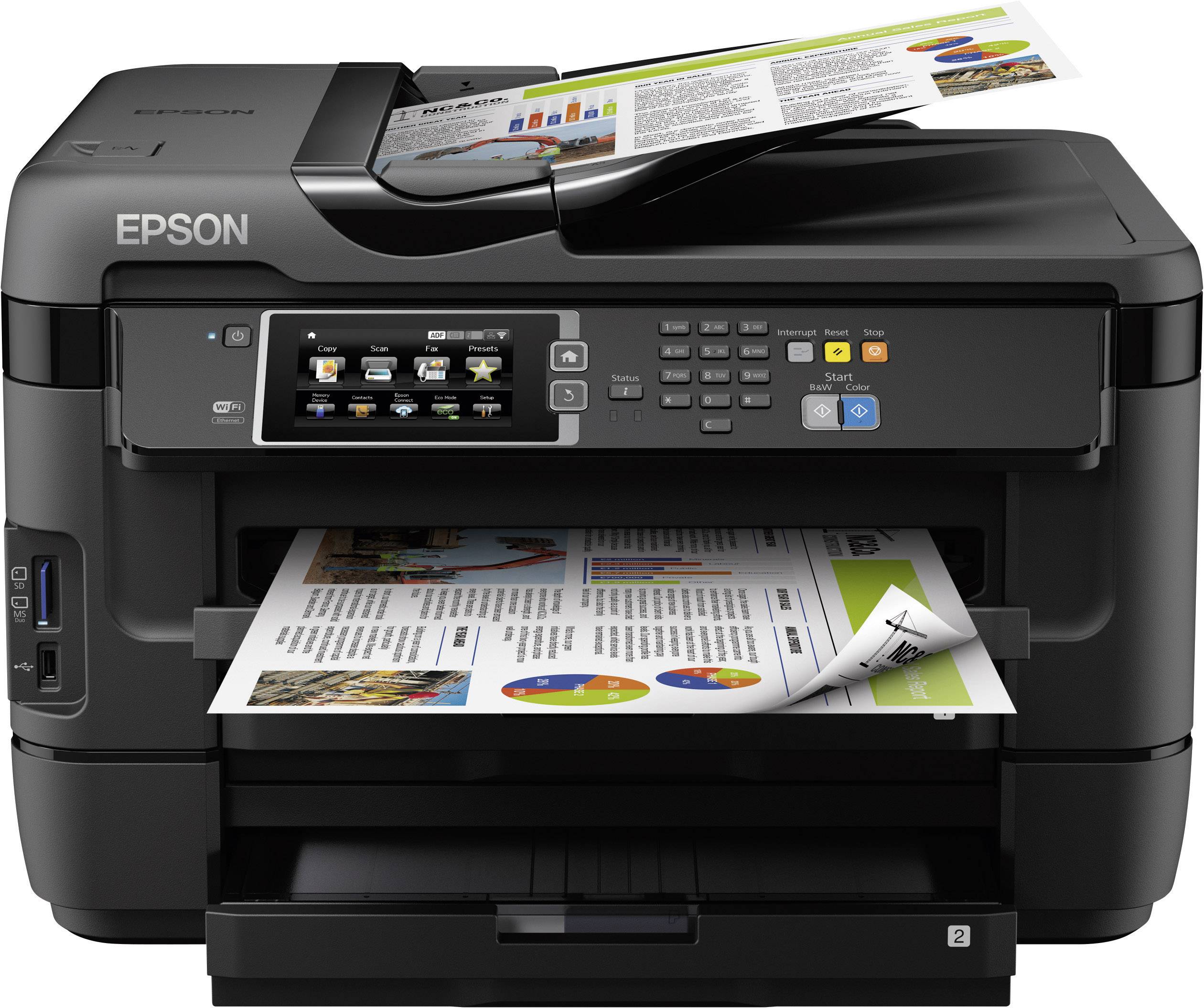 Epson WorkForce WF 7620DTWF Imprimante Multifonction Jet D encre Epson WorkForce WF 7620DTWF Imprimante Multifonction Jet D encre