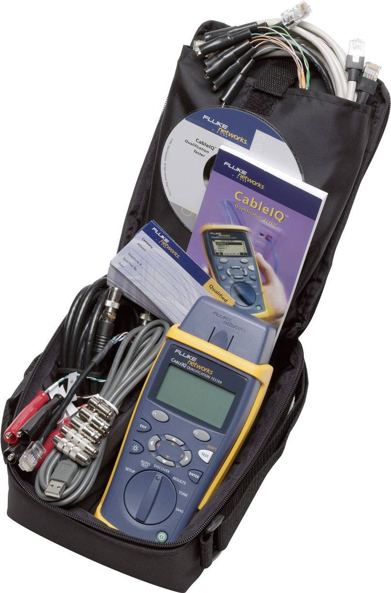 Fluke networks kit. Тестер Fluke Networks CABLEIQ (CIQ-Kit).