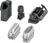 Phoenix Contact HC-EVO-A16UT-BWS-HH-M25-PLRBK Set de capot, boîtier, raccord à vis, insert pour contacts mâles et femelles de contact Contenu: 1 set