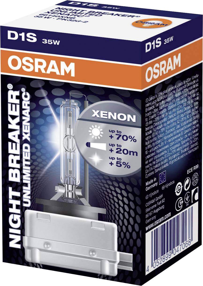 Ampoule xénon OSRAM 66140XNB D1S Xenarc Night Breaker Unlimited D1S