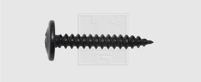 SWG 4009146186032 Vis à tôle 3.5 mm 16 mm cruciforme acier galvanisé noir 100 pc(s)