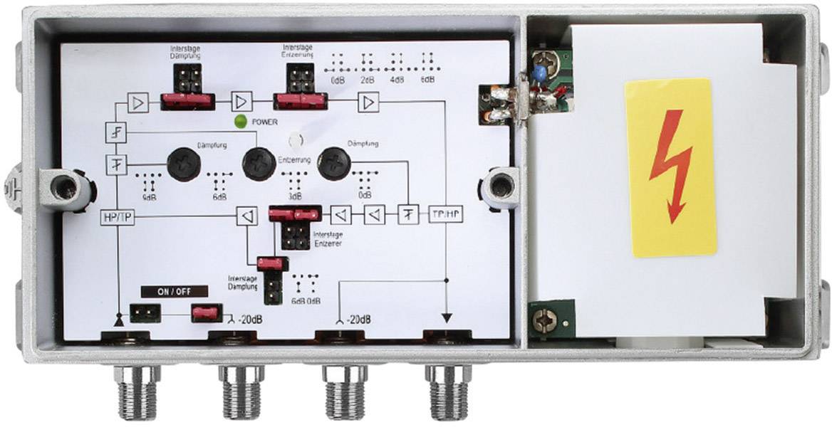 Amplificateur domestique 38 dB Axing BVS 20-69-2