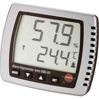 Hygromètre numérique affiche une humidité de 57,9 % et une température de 24,4 °C. Appareil de surveillance du climat intérieur.