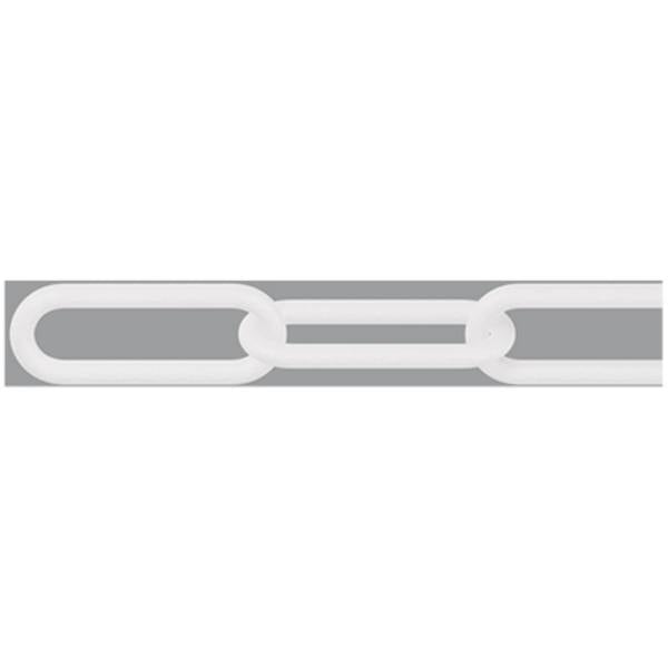 dörner + helmer 138104 Chaîne de signalisation blanc plastique  50 m