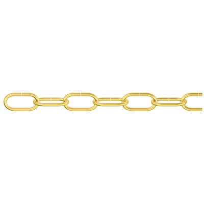 dörner + helmer 153261 Chaîne décorative laiton (poli) laiton 20 m
