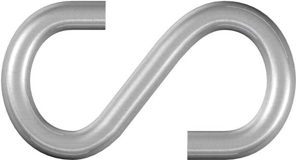dörner + helmer 4810064 Crochet en S 24 mm En acier galvanisé, zingué  20 pc(s)