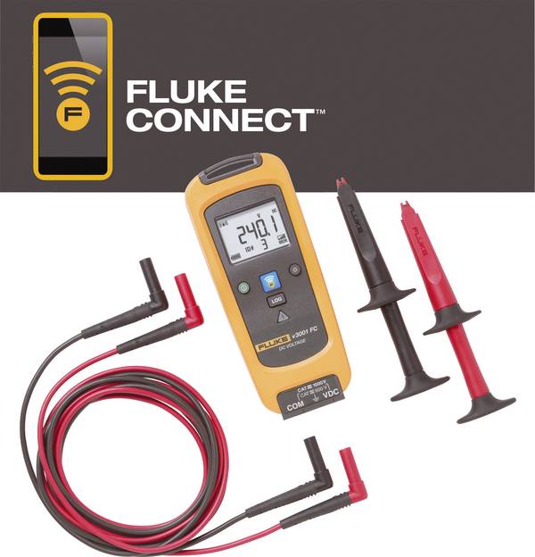 Fluke FLK-V3001 FC Multimètre   numérique  CAT III 1000 V, CAT IV 600 V Affichage (nombre de points): 6000