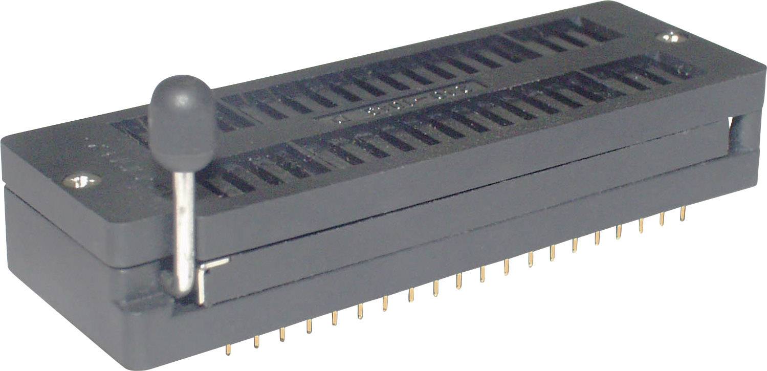 Support de circuits intégrés à force d'insertion nulle ZIF40GB 15.24 mm Nombre de pôles: 40 1 pc(s)