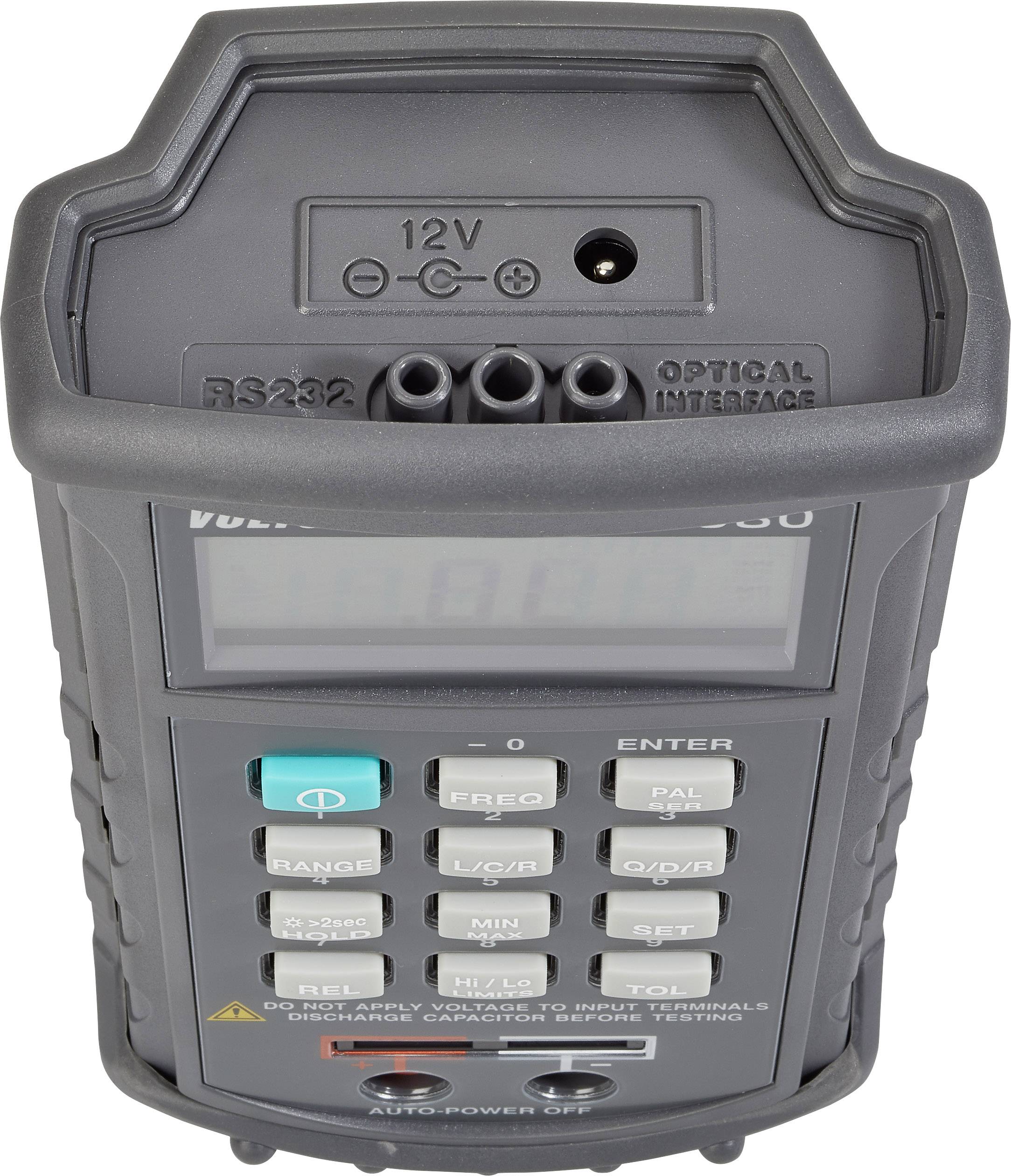 VOLTCRAFT LCR 4080 Testeur de composants numérique CAT I Affichage (nombre de points): 20000-3
