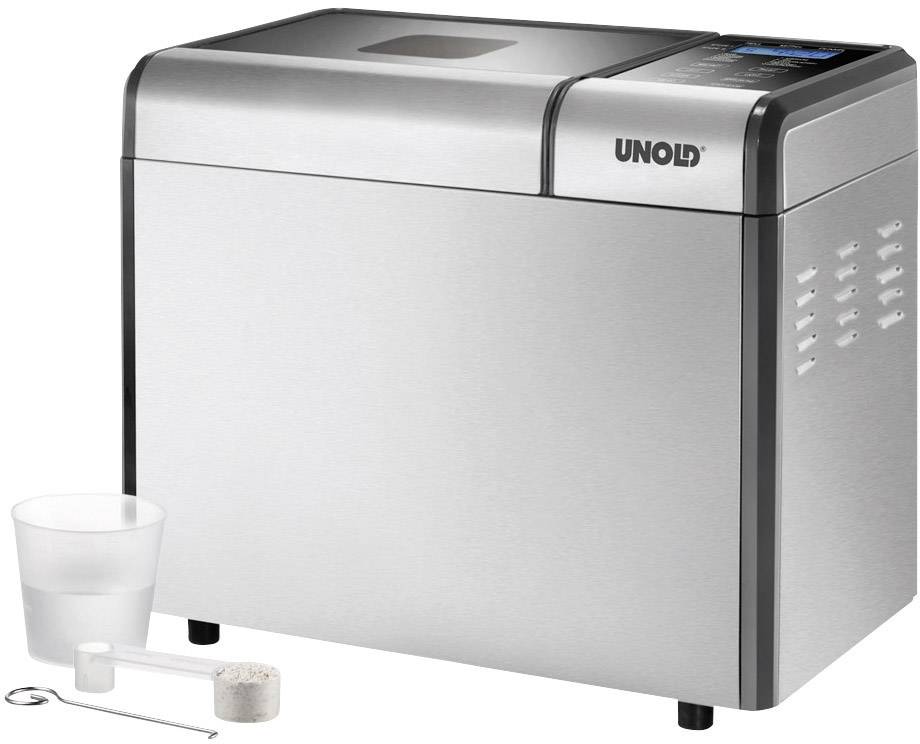 Unold Backmeister Top Edition Machine à pain fonction minuteur 1200 g argent (mat)-1