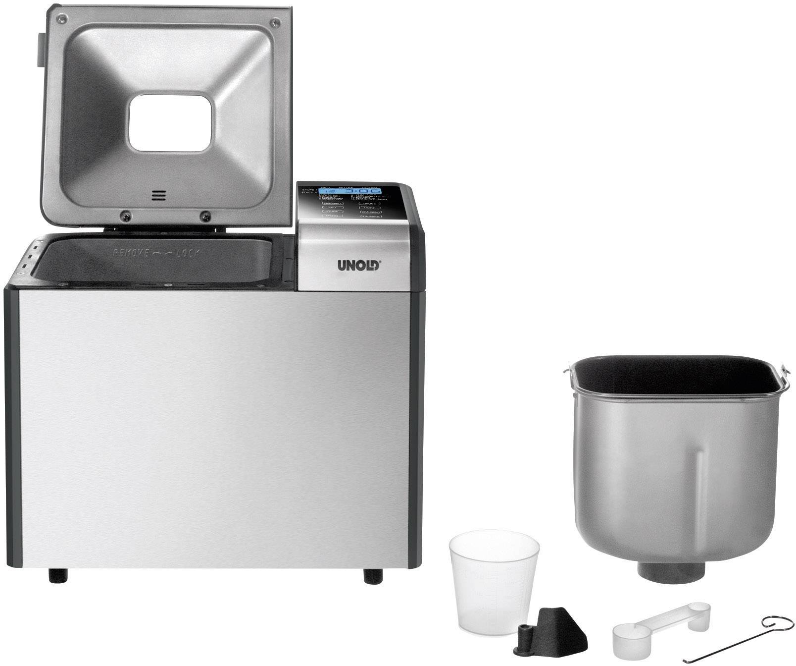 Unold Backmeister Top Edition Machine à pain fonction minuteur 1200 g argent (mat)-2