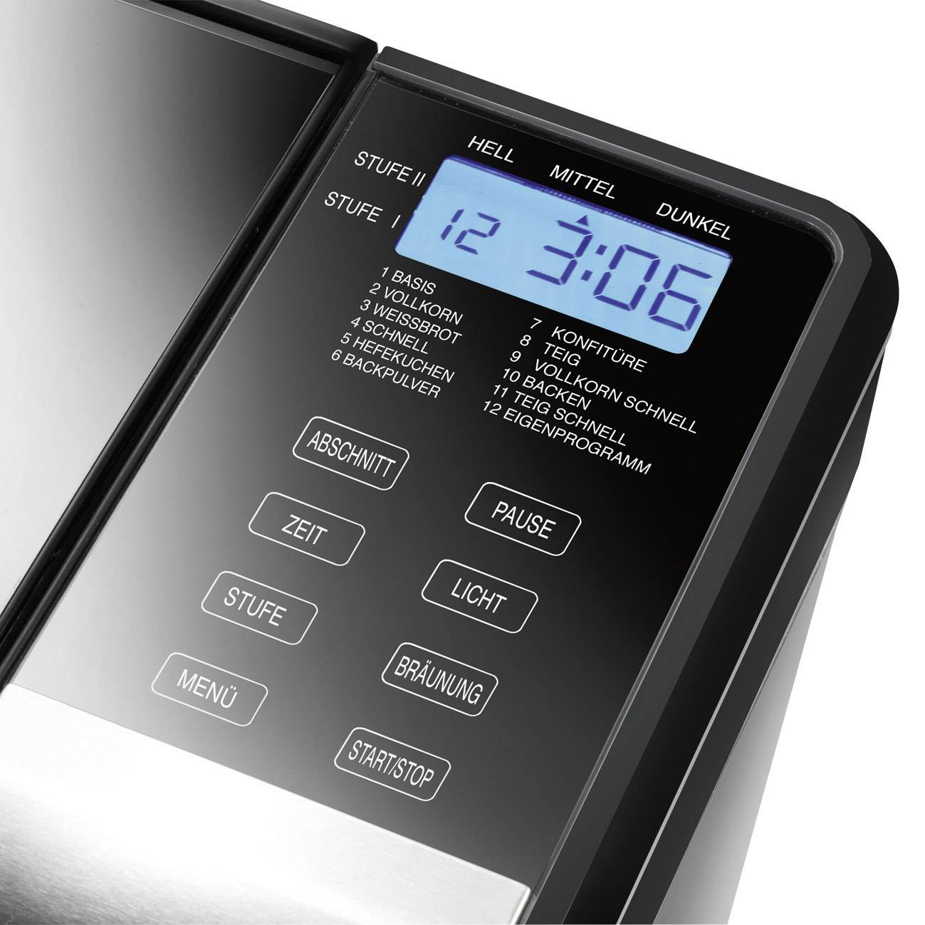 Unold Backmeister Top Edition Machine à pain fonction minuteur 1200 g argent (mat)-5