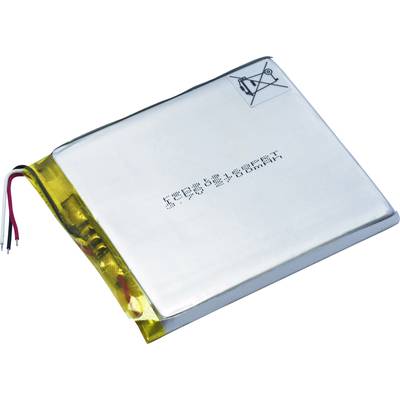 Renata ICP606168PRT Pile rechargeable spéciale prismatique avec câble LiPo 3.7 V 2800 mAh