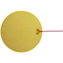 Thermo TECH polyester Feuille chauffante autocollant 12 V/DC, 12 V/AC 19 W Indice de protection IPX4 (Ø) 235 mm