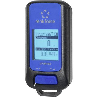 Enregistreur GPS Renkforce GP-102 G-Porter bleu, noir