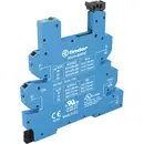 Finder 93.60.8.230 Support relais avec étrier de fixation, avec LED, avec protection antiparasite CEM Adapté pour série